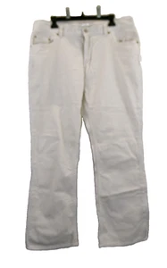 Old Navy Stretch Womens Pant Plus Size 18 Cream Corduroy High Rise Bootcut - Picture 1 of 12