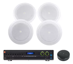 JBL VMA260 60w Amplifier+Wifi Receiver+(4) 8" Speakers For Restaurant/Bar/Cafe - Picture 1 of 11