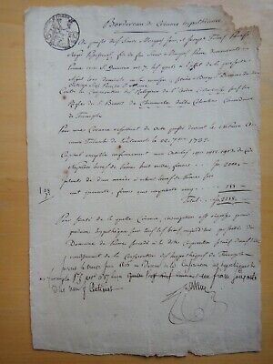 1806-DOCUMENTO PER IPOTECA-GIOVANNI E GIUSEPPE Marchesi PAVESI NEGRI+ • 10€