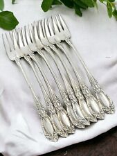 8 Sterling TOWLE Cocktail Forks KING RICHARD ~no mono