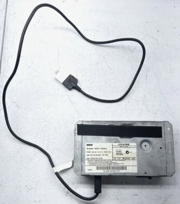 BMW 550i 2006 módulo de control de interfaz iPod Alpine OEM E60 65,41-0 411 033-01 Foto 1 de 3