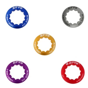 Universal MTB Road Bike Cassette Cover Lock Ring Alloy Flywheel Ring Cover - Picture 1 of 3