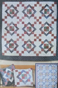 Patchwork Quilt Pillow Wall Hanging Butterick 5732 Sewing Pattern - Picture 1 of 3