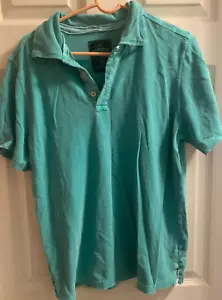 Counter Culture M Distressed Polo NWT-green-Large - Picture 1 of 1