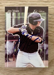 John Tolisano Signed 2007 Just Rookies #JR-58 Card Toronto Blue Jays Auto - Picture 1 of 1