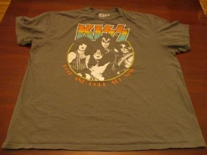 KISS ROCK AND ROLL ALL NITE T-SHIRT 2XL PAUL STANLEY GENE SIMMONS ACE FREHLEY - Picture 1 of 5
