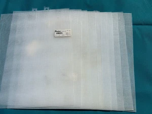 lot of 10 Sheets Plastic Canvas 7 Mesh Clear DARICE 10" x 13" - Picture 1 of 1