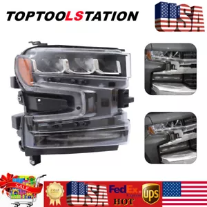 For 2019 2020 2021 Chevrolet Silverado 1500 LED Headlight Right Passenger Side - Foto 1 di 11