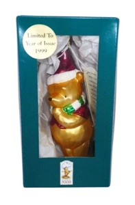Midwest 1999 Disney Classic Winnie the Pooh Blown Glass Holiday Ornament - Picture 1 of 13