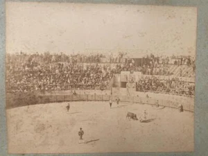 Fotografía de albúmina taurina de 1888 en Orán Argelia por Jean Geiser Suiza - Imagen 1 de 4