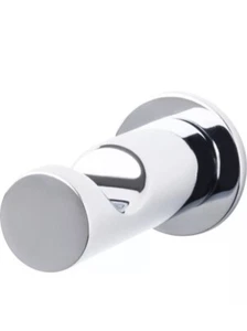 Top Knöpfe Luxus Handtuch Bademantel Haken Aufhänger massiv Hopewell Bad poliert Chrom - Bild 1 von 6