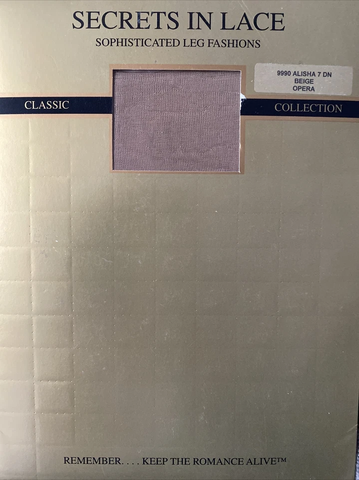 Secrets In Lace #9990 Alisha Strümpfe, 7 Den, beige, Oper - Bild 1 von 1