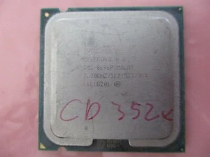 Intel Celeron D 352 3,20 GHz Sockel 775 SL96P SN L611B231 Prozessor CPU - Bild 1 von 2