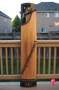 Scarlet Bird Zhuq Guzheng, Chinese Zither Harp, 朱雀古箏/古筝690 - Picture 1 of 12