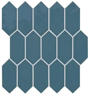 Azulejo de mosaico de cerámica esmaltada Daltile LuxeCraft Aura 11 pulgadas x 12 pulgadas - Imagen 1 de 4