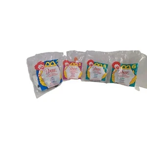 NEW Babe Movie McDonalds Set Of 5 Toys McDonald's 1995 Sealed 2Pigs, Goose & Cat - Picture 1 of 4