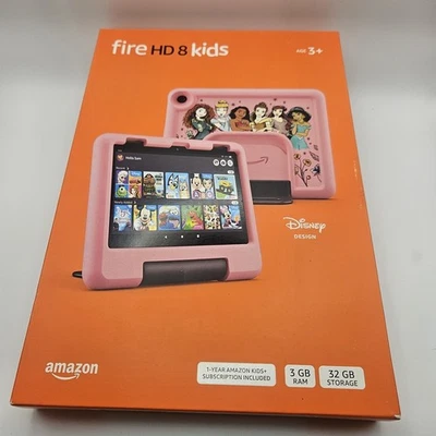 Tablet Fire HD 8 Edición Infantil - EDICIÓN PRINCESA DISNEY 3 GB RAM/32 GB Almacenamiento Foto 1 de 4