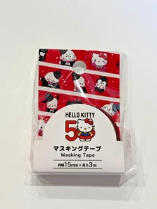 Cinta adhesiva Sanrio JAPÓN Hello Kitty 2023 50 aniversario de JAPÓN - Imagen 1 de 3