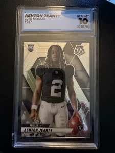 2025 Mosaic Ashton Jeanty Image Variation (RC) #287 Diamond Grading Gem Mint 10 - Bild 1 von 2