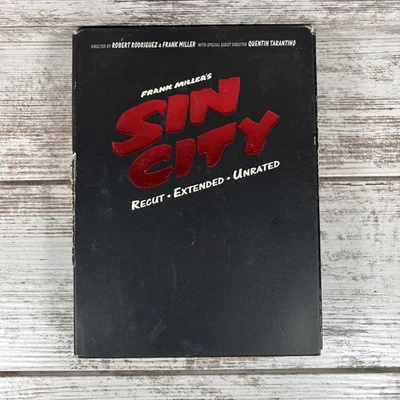 Frank Miller's Sin City: Recut Extend Unrated (DVD) Jessica Alba Mickey Rourke - Image 1 of 4