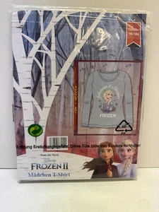 Eiskönigin Frozen Mädchen Kinder T-Shirt Langarm blau NEU OVP Gr. 98/104 - Bild 1 von 1