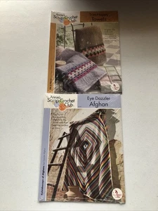 Annie’s Crochet Club, Lote de 2 Kits, Eyedazzler Afghan & Trim Happy Towels, NUEVO - Imagen 1 de 3