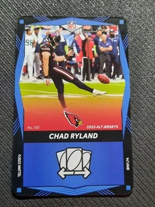 2025 UNO Elite Alt Jerseys Blue #150 Chad Ryland Arizona Cardinals - Picture 1 of 2
