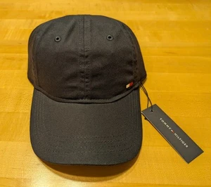 Tommy Hilfiger Men's Baseball Cap Navy Blue Adjustable Flag Logo - Picture 1 of 4
