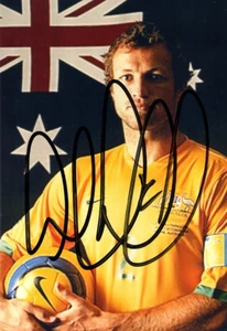 AUSTRALIA, WEST HAM & EVERTON: LUCAS NEILL SIGNED 6x4 PORTRAIT PHOTO+COA - Picture 1 of 1