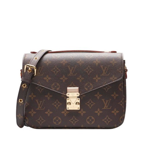 LOUIS VUITTON（LV） Louis Vuitton Pochette Monogramma PVC Marrone Metis MM Borsa Donna Tote Bag M44875