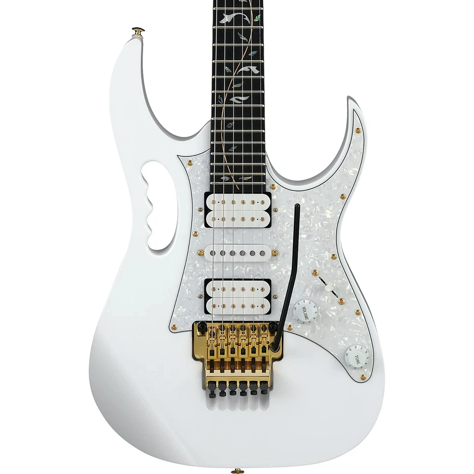 Ibanez JEM7VPWH Steve Vai Signature Premium Electric Guitar, White - Image 1 of 1