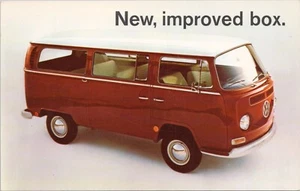 Advertising PC Volkswagen Van "New Improved Box" Hippie Culture 1960s - Picture 1 of 2