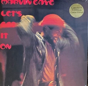 MARVIN GAYE - LET'S GET IT ON - RED COLORED VINYL LP " NEW, SEALED " - Picture 1 of 2