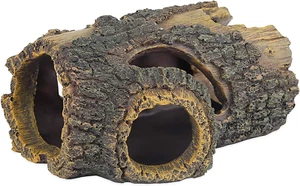 Resin Hollow Tree Trunk Betta Log Aquarium Decorations Ornament Fish House Cave - Picture 1 of 12