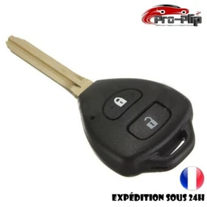 Clé Plip pour Toyota Rav4 Tarago Yaris Prado Hilux 2 boutons Coque Télécommande - Imagen 1 de 1