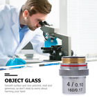  Biologische Mikroskoplinse Mikroskop-Objektiv T-Shirt Lineal Laborobjektglas