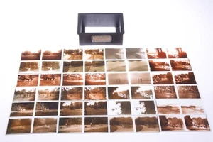 ✅ RICHARD TAXIPHOT 24 ANTIQUE QUALITY STEREO GLASS PLATE IMAGE 6X13CM 1930 - Picture 1 of 6