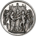 [#1271115] France, Médaille, Mariage, Religion, 1879, Argent, Domard/Borrell, MS