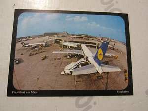 Card Pubblicitaria Lufthansa Airport Frankfurt Years 80/90 - Picture 1 of 2