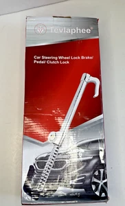 Tevlaphee car steering wheel lock brake pedal clutch lock NIB - Picture 1 of 6