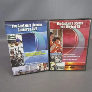 The Captain's License Take the Test CD-ROM & Resource DVD USCG Coast Guard Exam - Picture 1 of 4