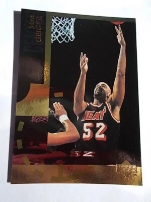1994-95, Upper Deck, NBA, Special Edition, Gold, SE135, Matt Geiger, Heat - Image 1 of 2