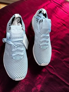 ADIDAS ZX FLUX PK S75973 HOMBRE TALLA 8.5 NUEVO ORIGINAL AZUL HIELO - Imagen 1 de 13