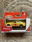 2002 Coca Cola Matchbox Car - Mattel Wheels - Yellow Car