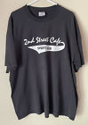 2nd Street Cafe Sports Bar Fat Boyz Night Club Black T-Shirt Size 2XL Jerzees