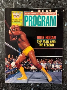 WWF Program Magazine 1990 - Vol #182 - Hulk Hogan Demolition - Picture 1 of 3
