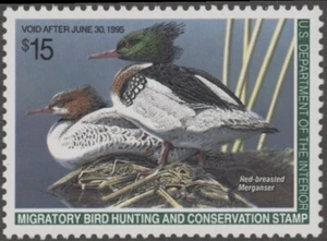 RW61 1994 Federal Duck Stamp Mint NH Graded XF-Sup 95 with PSE Cert - Picture 1 of 2