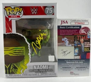 WWE NXT Naomi Firmado Funko POP #75 Autógrafo WrestleMania JSA Certificado de Autenticidad - Imagen 1 de 5