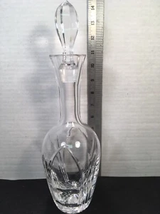 ATLANTIS CRYSTAL DECANTER 14" w/ Stopper EUC Clean  - Picture 1 of 9