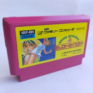 Super Dynamic Badminton Bop pre-owned Nintendo Famicom NES Tested - Picture 1 of 8